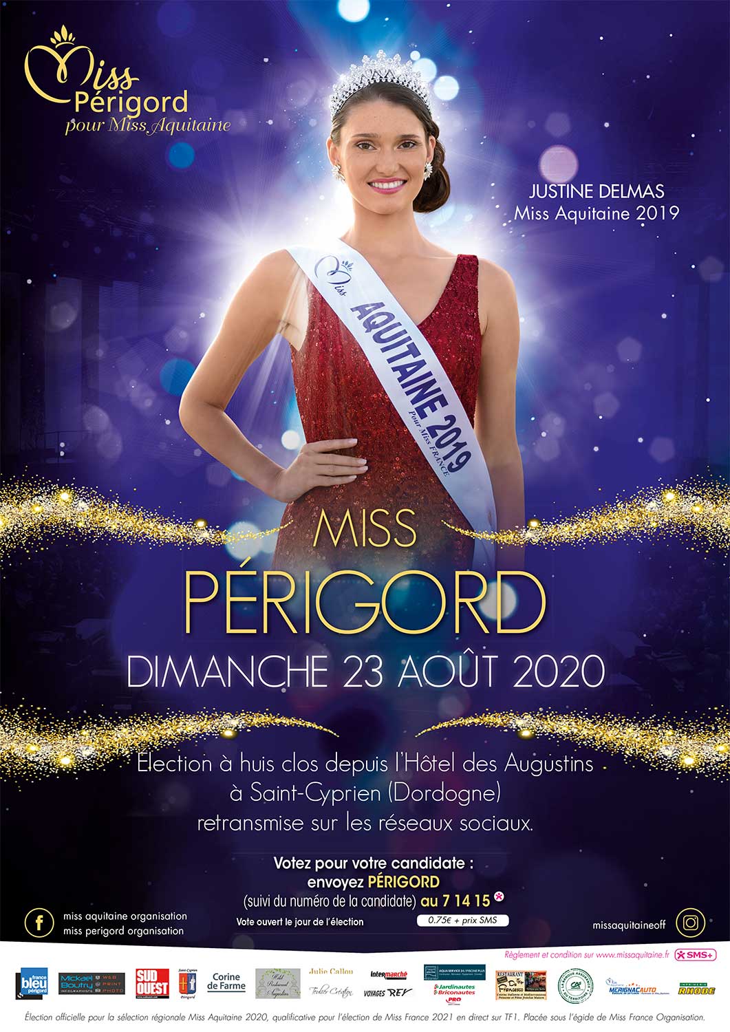 Lire la suite à propos de l’article Élection Miss Périgord 2020 : Présentation des candidates