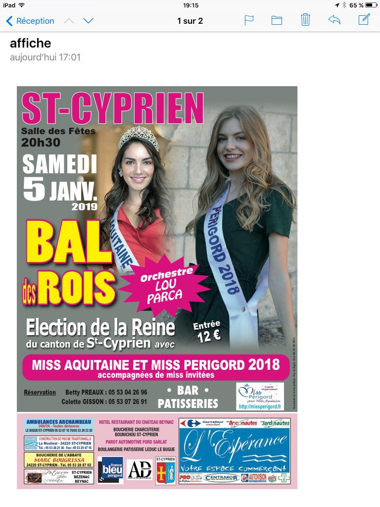 You are currently viewing Bal des Rois  / Election de la Reine du Canton 2019